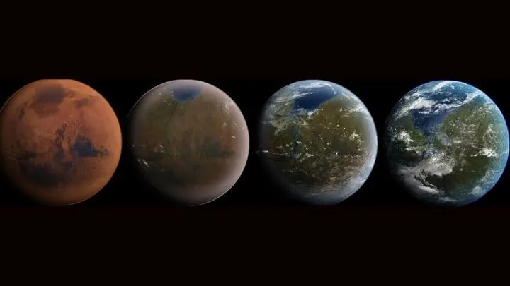 Mehr über den Artikel erfahren Künstlich hergestellte, wärmeabsorbierende Staubnanopartikel könnten zur Terraformung des Mars beitragen