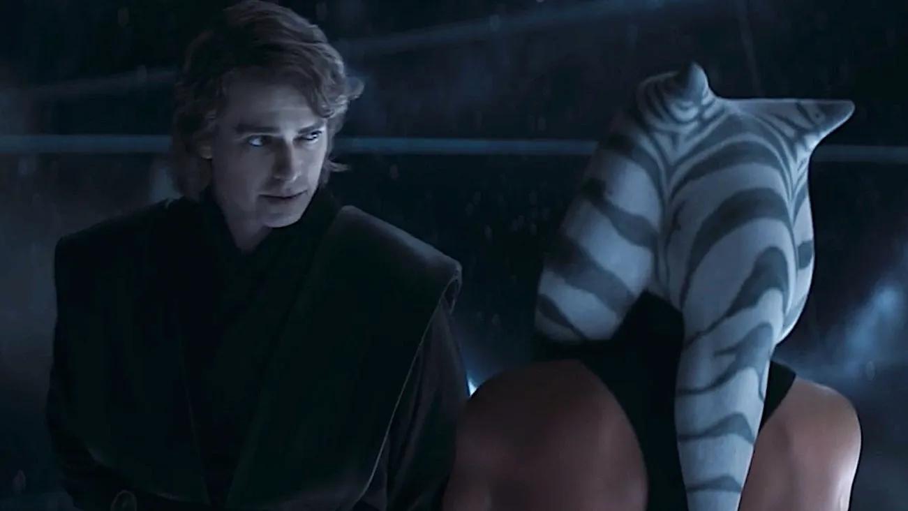 Mehr über den Artikel erfahren ‚Clone Wars‘ Anakin springt im BTS-Clip für das neue ‚Ahsoka‘ 4K Steelbook in die Live-Action (exklusiv)