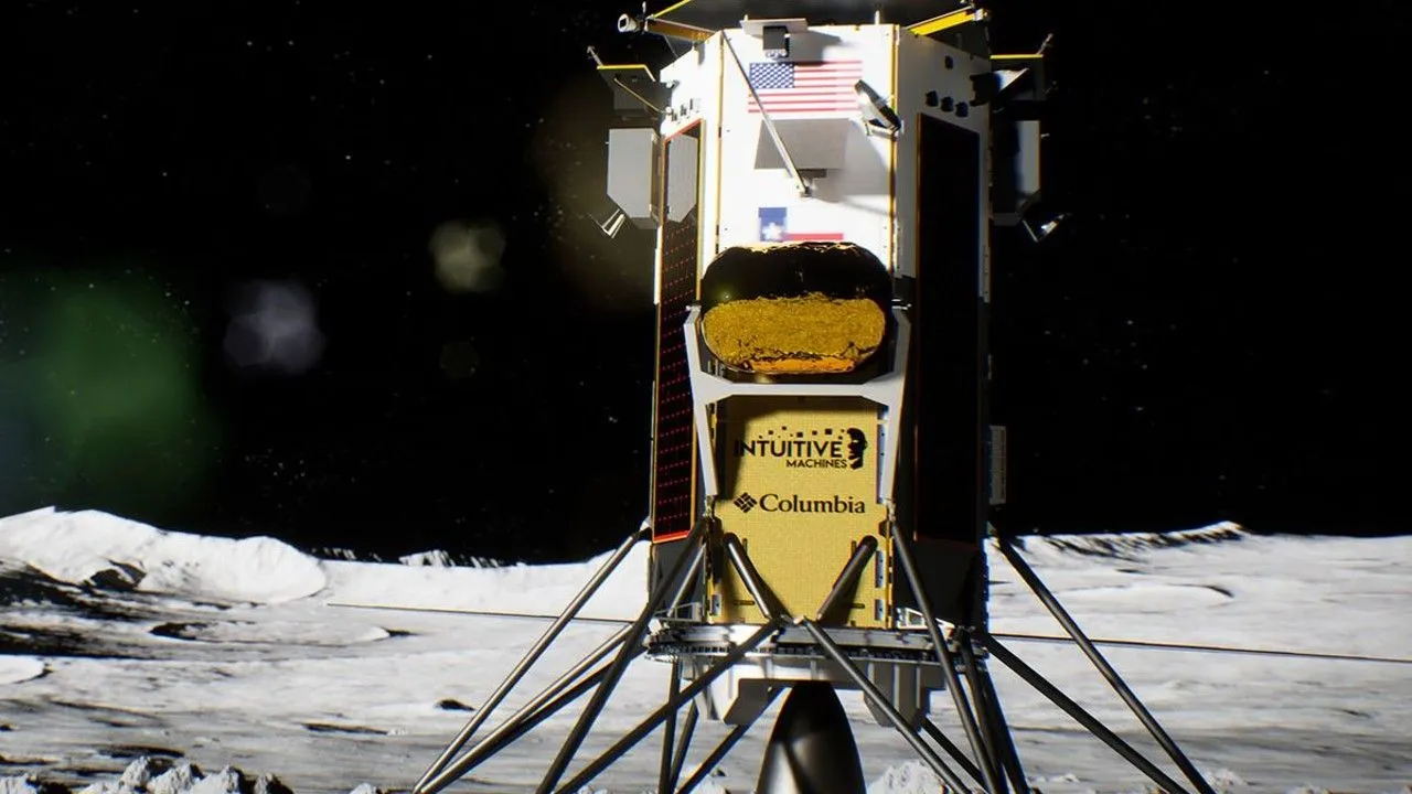 Mehr über den Artikel erfahren Das landet heute auf dem Mond an Bord des Odysseus-Landers von Intuitive Machines