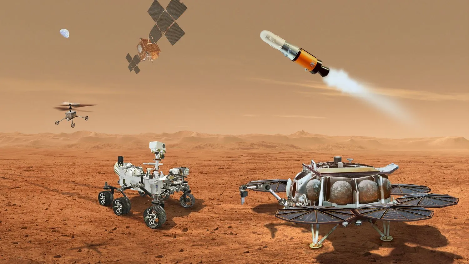 Mehr über den Artikel erfahren Wird die NASA in der Lage sein, Mars-Proben zur Erde zurückzubringen? Neue Prüfung lässt Zweifel aufkommen