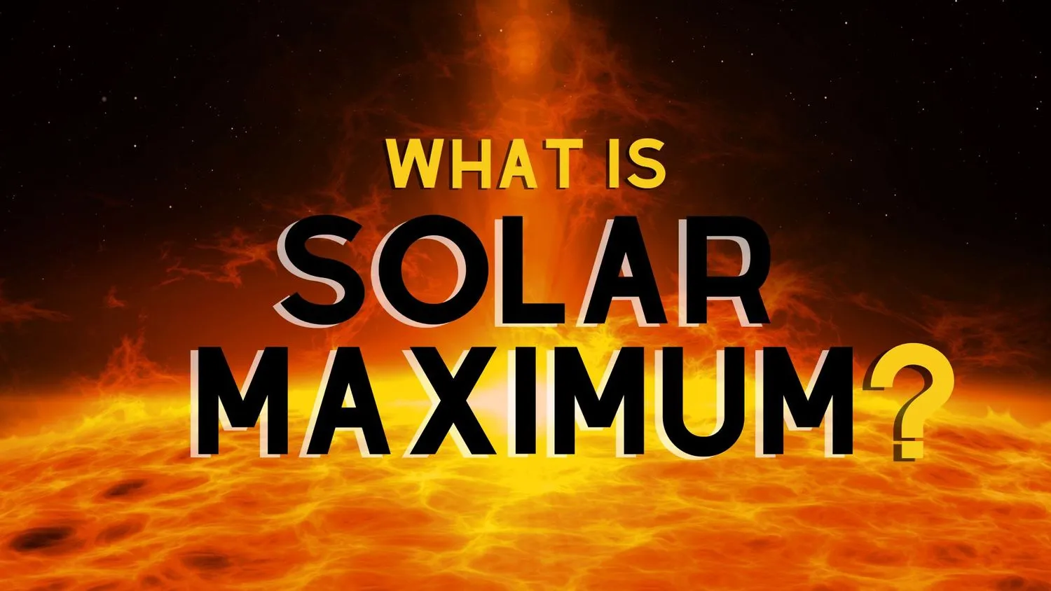 Read more about the article Das solare Maximum – Was ist es und wann wird es auftreten?