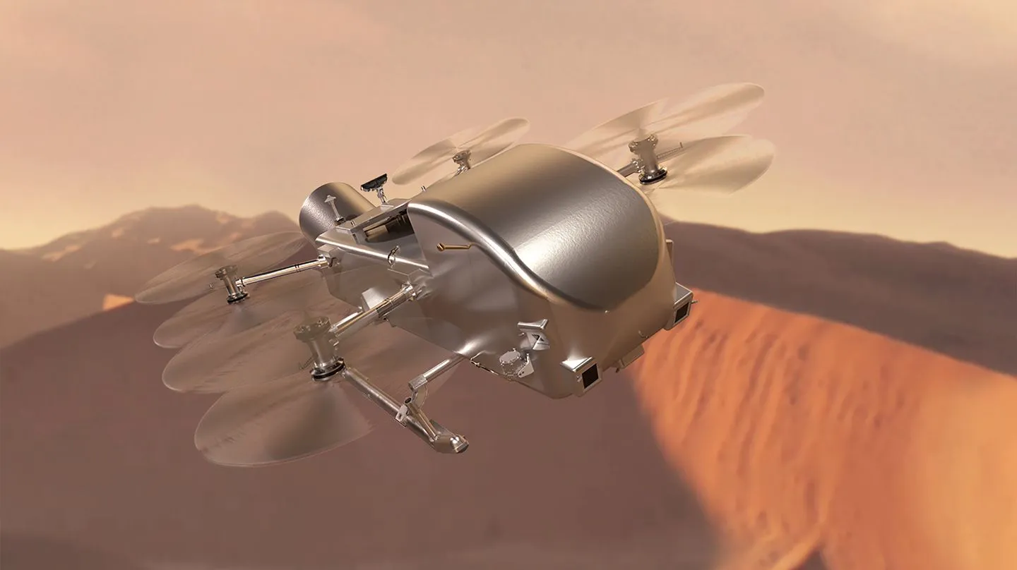 Read more about the article NASA gibt 2028 grünes Licht für den Start der epischen Dragonfly-Mission zum riesigen Saturnmond Titan