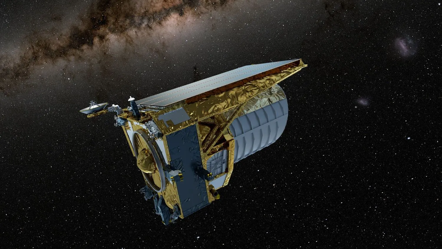 Mehr über den Artikel erfahren Euclid-Teleskop für das „dunkle Universum“ durch Enteisungskampagne wieder sichtbar gemacht