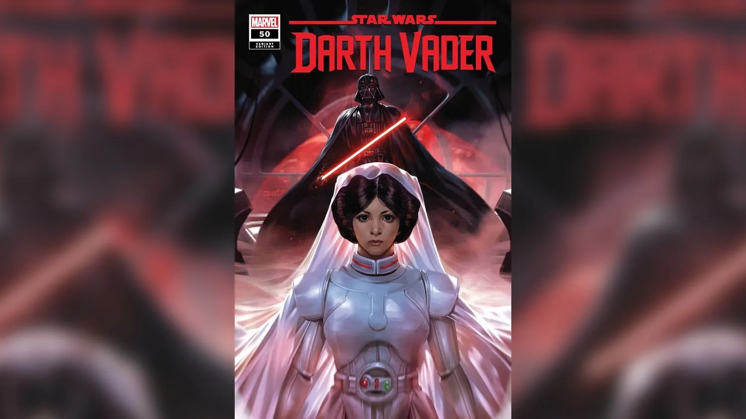 Mehr über den Artikel erfahren Marvels Darth Vader und Prinzessin Leia regieren die Galaxie als Vater und Tochter