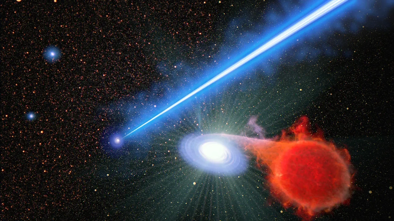 Mehr über den Artikel erfahren Das Hubble-Teleskop findet heraus, dass Jets von supermassiven schwarzen Löchern auf mysteriöse Weise Nova-Explosionen auslösen