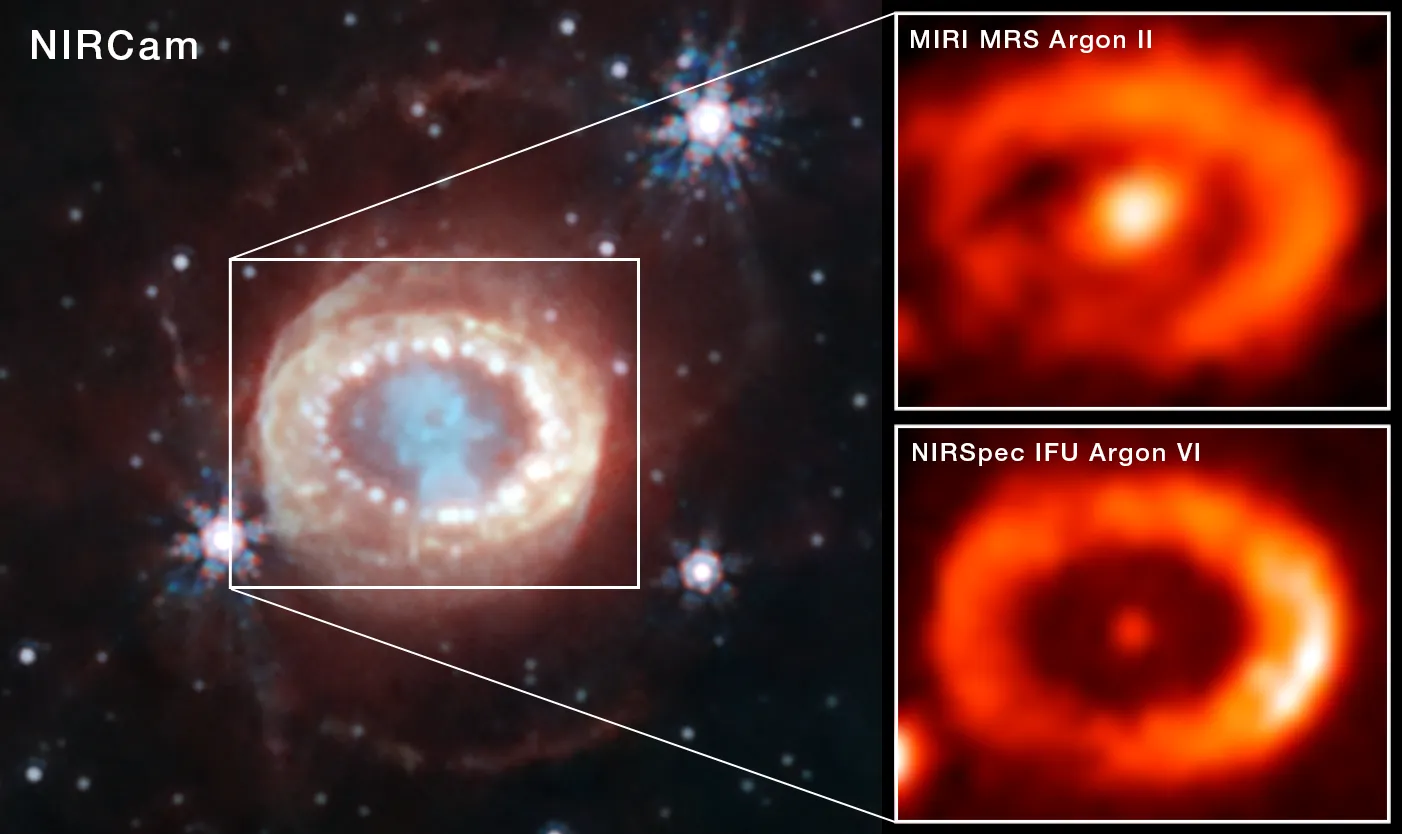 Mehr über den Artikel erfahren James-Webb-Weltraumteleskop entdeckt Neutronenstern, der sich in Supernova-Wrackteilen versteckt