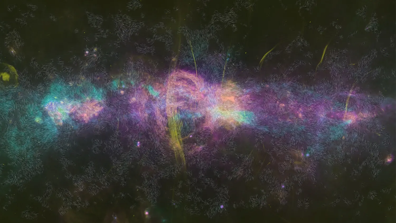 Mehr über den Artikel erfahren Wissenschaftler enthüllen eine nie zuvor gesehene Karte des zentralen Motors der Milchstraße (Bild)