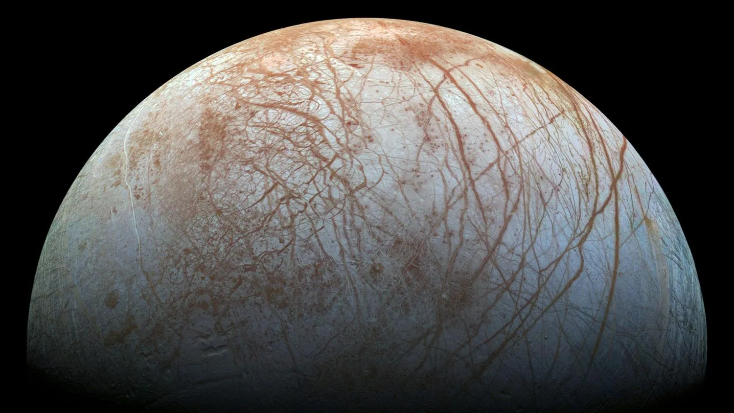 Mehr über den Artikel erfahren NASA-Raumsonde Juno nimmt Hinweise auf Aktivitäten auf Jupiters Eismond Europa auf