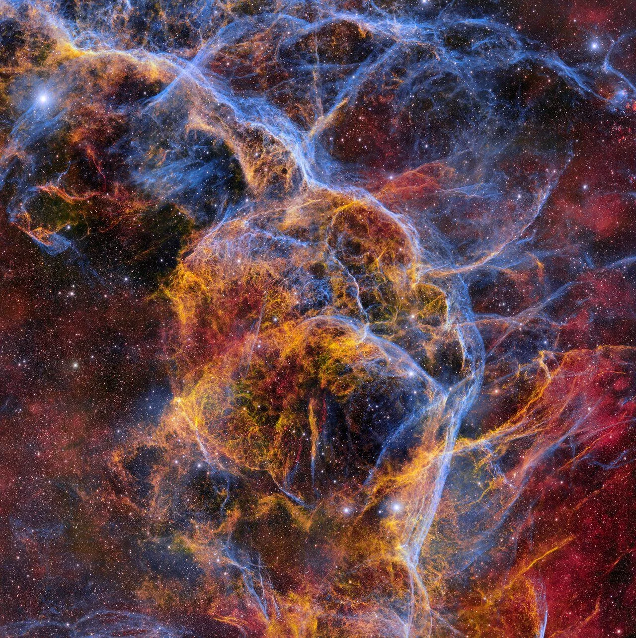Mehr über den Artikel erfahren Kamera für dunkle Energie fängt rekordverdächtiges Bild der verstreuten Überreste eines toten Sterns ein