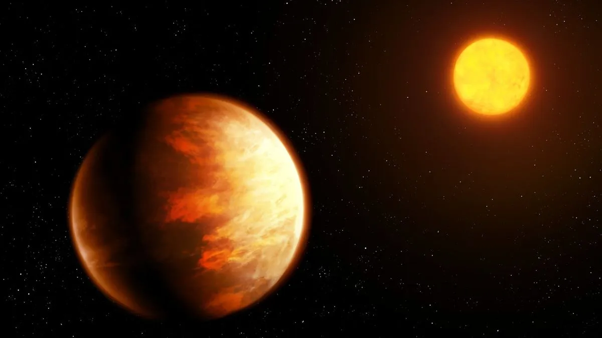 Mehr über den Artikel erfahren Astronomen entdecken exotische Atmosphäre auf dem glühend heißen Exoplaneten Cuancoá. „Wie ein Schneeball, der im Feuer nicht geschmolzen ist“