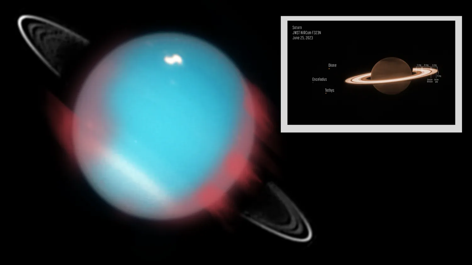 Read more about the article James-Webb-Weltraumteleskop soll die atemberaubenden Lichtspiele von Saturn und Uranus untersuchen