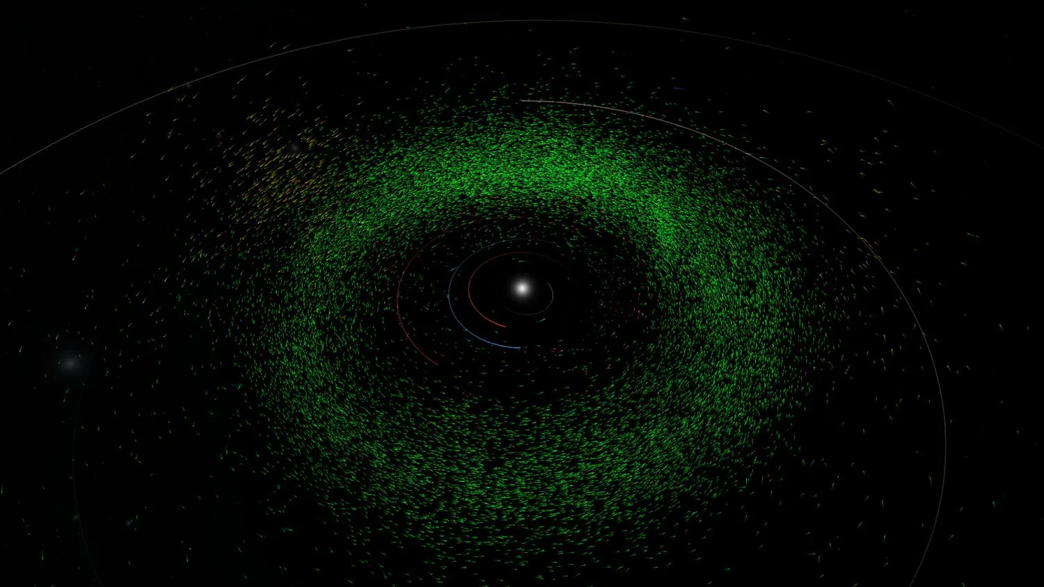 Mehr über den Artikel erfahren KI entdeckt über 27.000 übersehene Asteroiden in alten Teleskopbildern