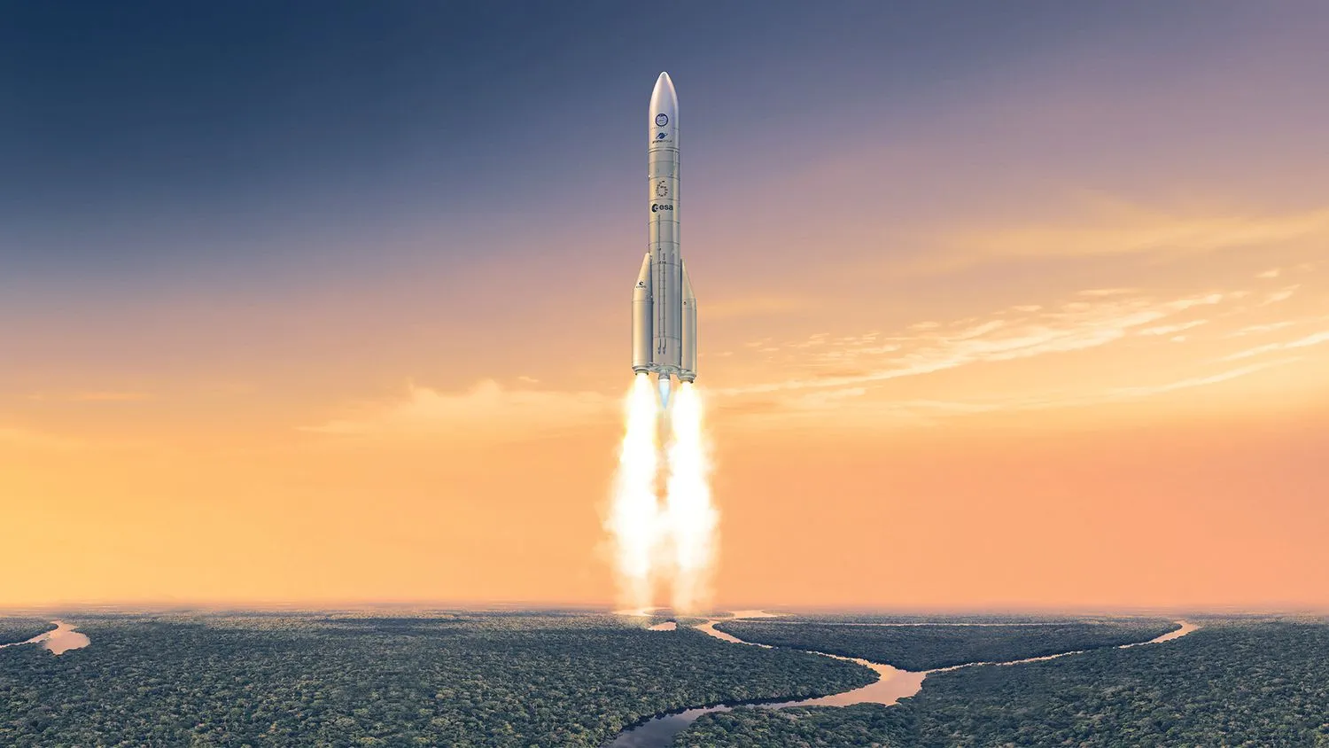 Mehr über den Artikel erfahren Europas leistungsstarke Ariane-6-Rakete soll am 9. Juli ihr lange verzögertes Debüt geben