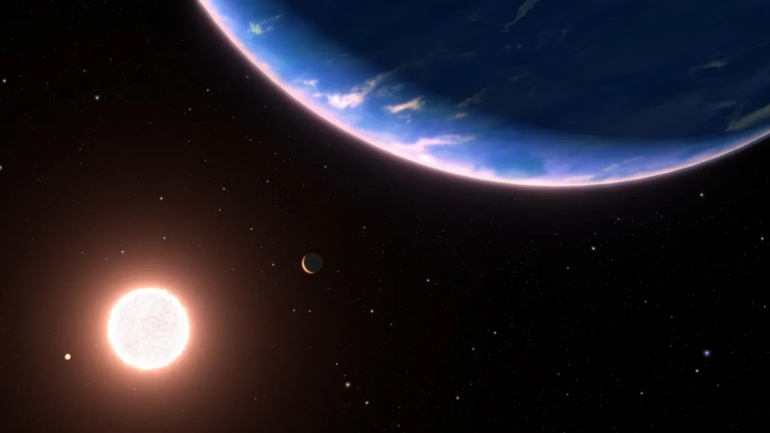 Read more about the article Hubble entdeckt Wasser um winzigen „heißen und dampfenden“ Exoplaneten