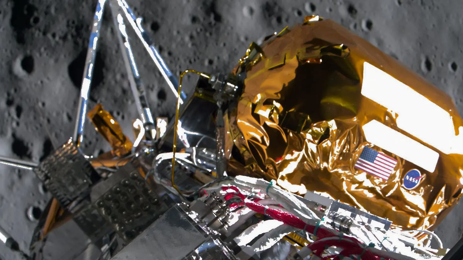 Mehr über den Artikel erfahren Odysseus-Sonde von Intuitive Machines sendet weitere Fotos von der Mondlandung nach Hause