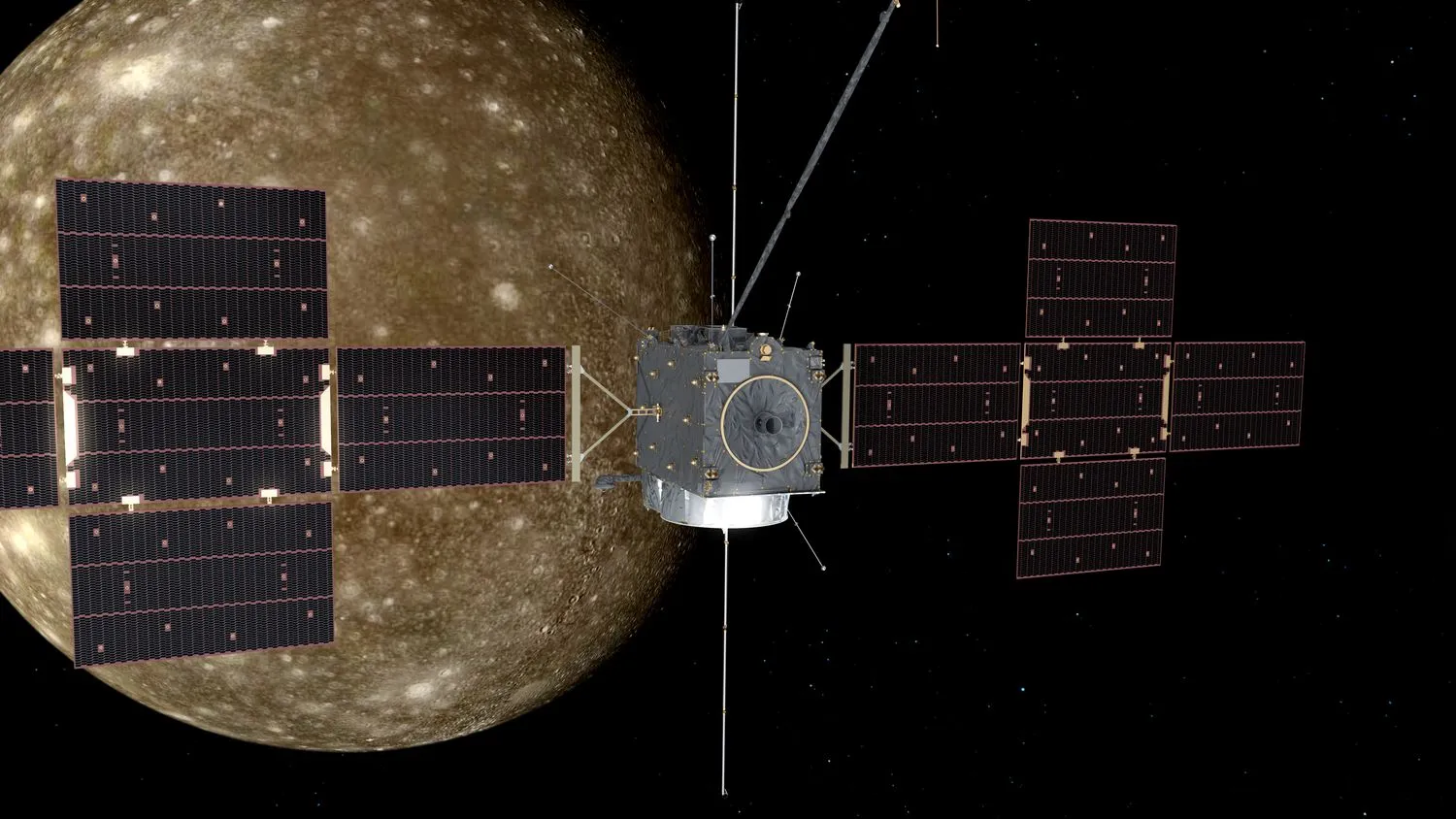 Mehr über den Artikel erfahren JUICE“-Mission fliegt in virtueller Realität am Jupitermond Callisto vorbei