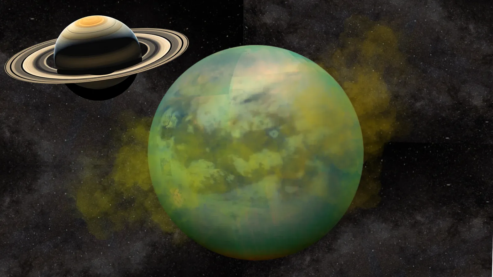 Mehr über den Artikel erfahren Der Saturnmond Titan hat möglicherweise eine 6 Meilen dicke Kruste aus Methaneis – könnte sich darunter Leben befinden?