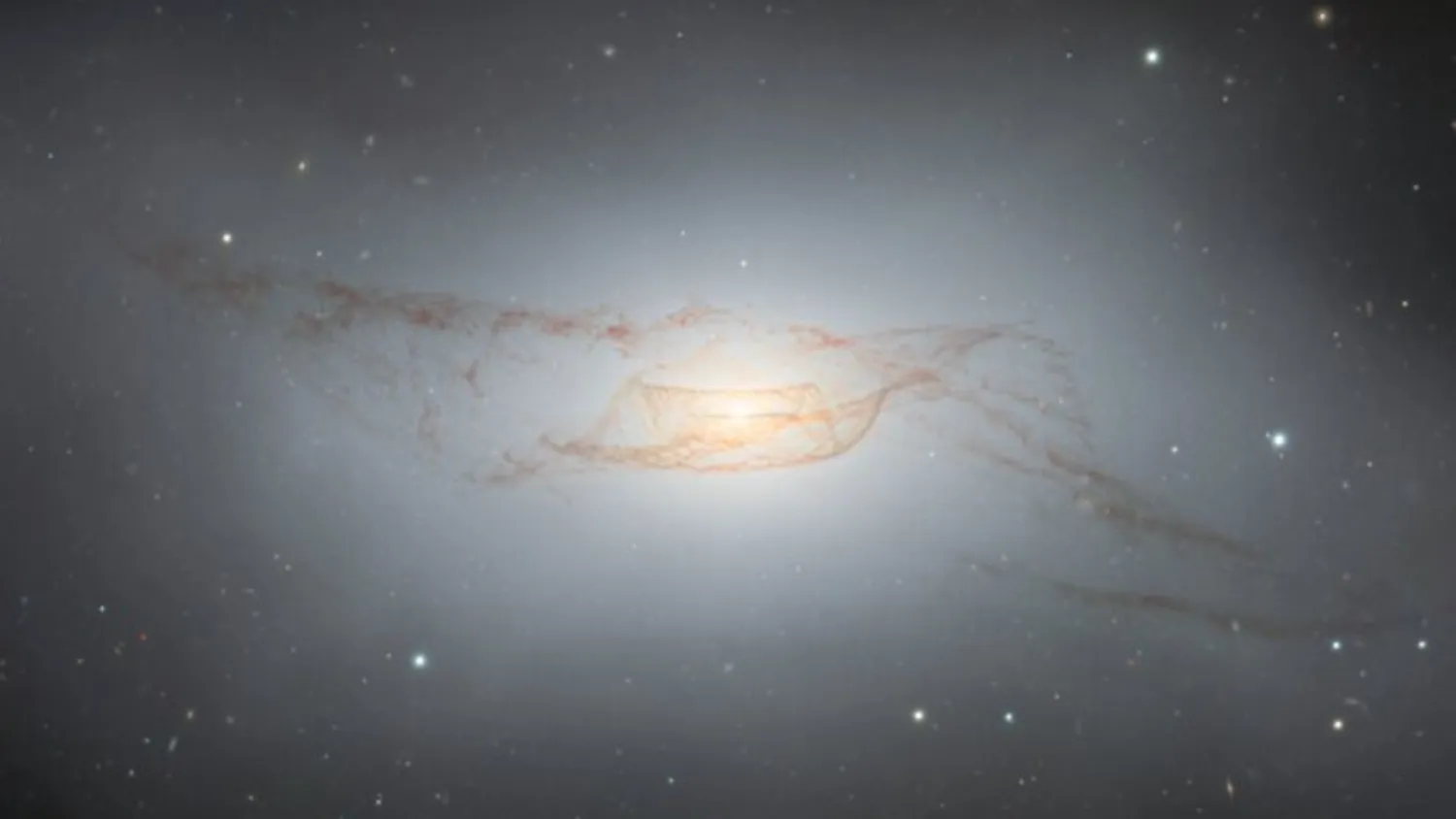 Mehr über den Artikel erfahren Die Galaxie „Trainwreck“ spiegelt die Folgen einer heftigen galaktischen Kollision wider (Bild)