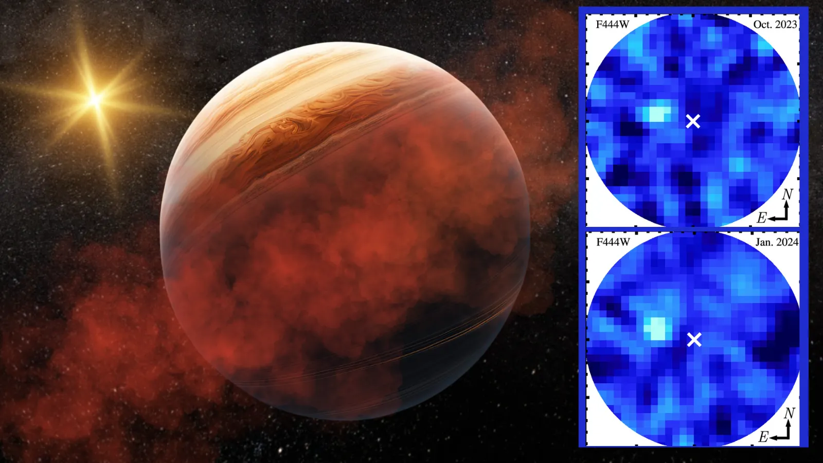 Mehr über den Artikel erfahren James-Webb-Weltraumteleskop gewinnt „Wettlauf gegen die Zeit“ zur direkten Beobachtung eines jungen Exoplaneten