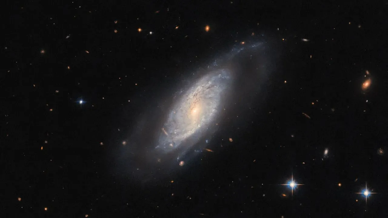 Read more about the article Supernova-gefüllte Galaxie schillert in neuem Hubble-Teleskop-Bild