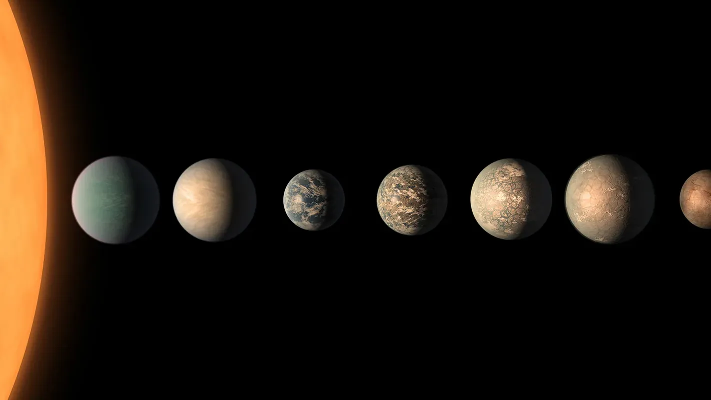 Mehr über den Artikel erfahren Warum die 7 Welten von TRAPPIST-1 in seltsamen Mustern tanzen