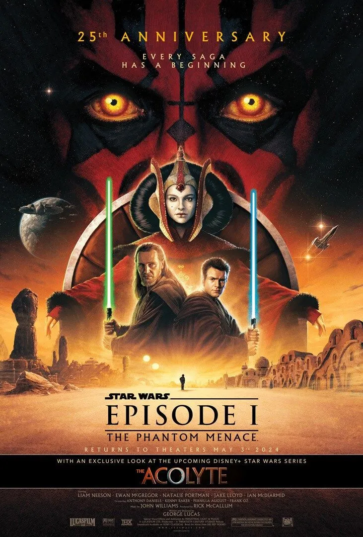 Mehr über den Artikel erfahren Star Wars: Die dunkle Bedrohung“ kehrt zum 25-jährigen Jubiläum am 3. Mai in die Kinos zurück