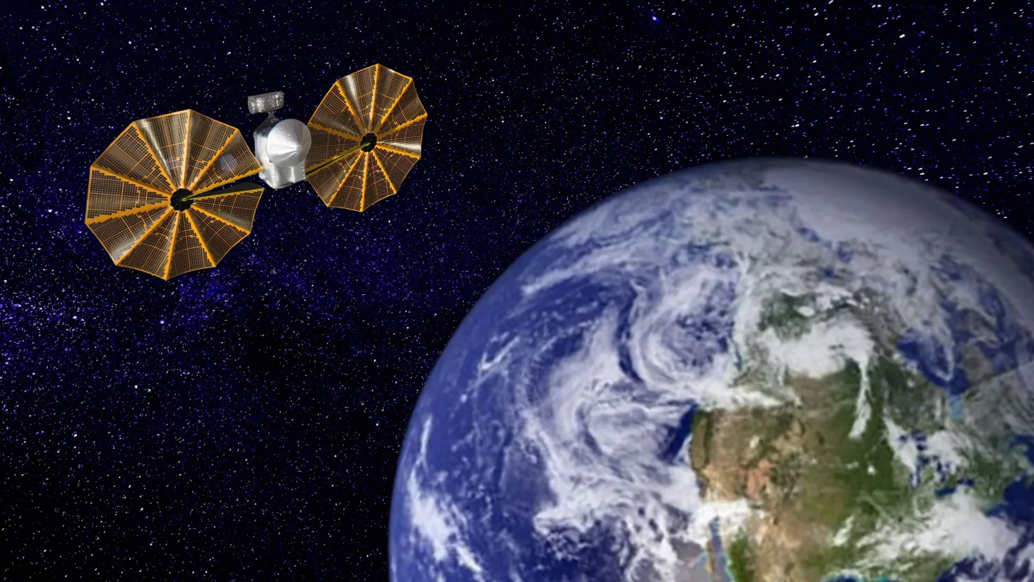 Read more about the article Triebwerksbrand schickt NASA-Sonde Lucy auf Asteroidenjagd zurück zur Erde