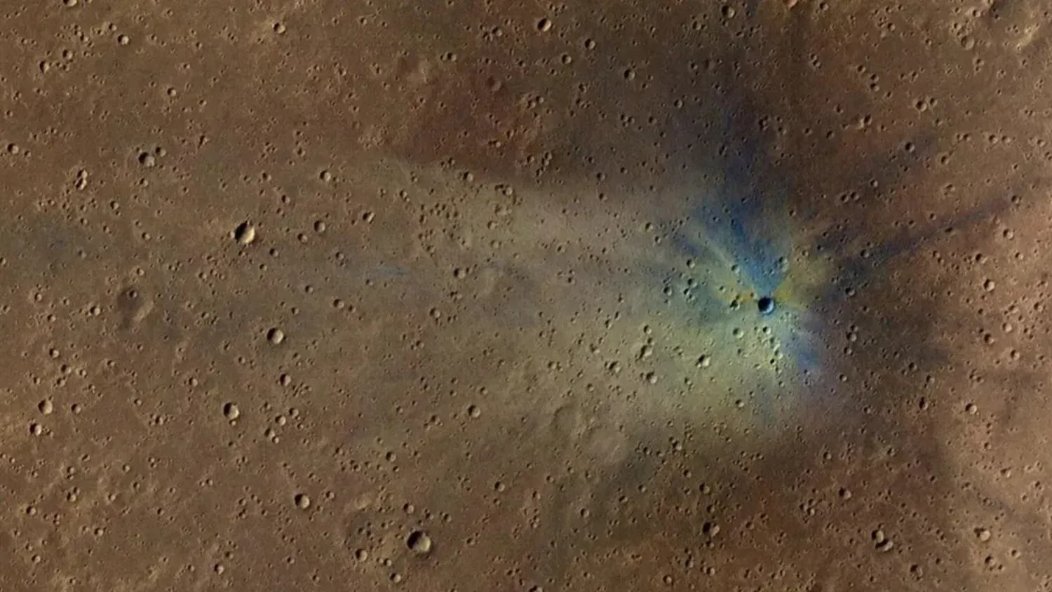 Mehr über den Artikel erfahren Riesiger Asteroideneinschlag auf dem Mars schafft riesiges Feld der Zerstörung mit 2 Milliarden Kratern