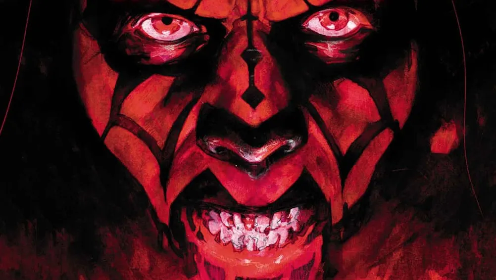Mehr über den Artikel erfahren Der bedrohliche „Star Wars“-Sith-Lehrling erhält mit „Darth Maul“ eine neue Anthologie: Schwarz, Weiß & Rot‘