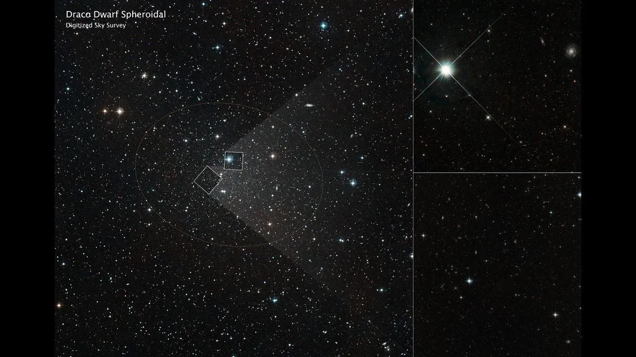 Mehr über den Artikel erfahren Hubble-Teleskop verfolgt die Sterne einer Zwerggalaxie, um dunkle Materie aufzuspüren