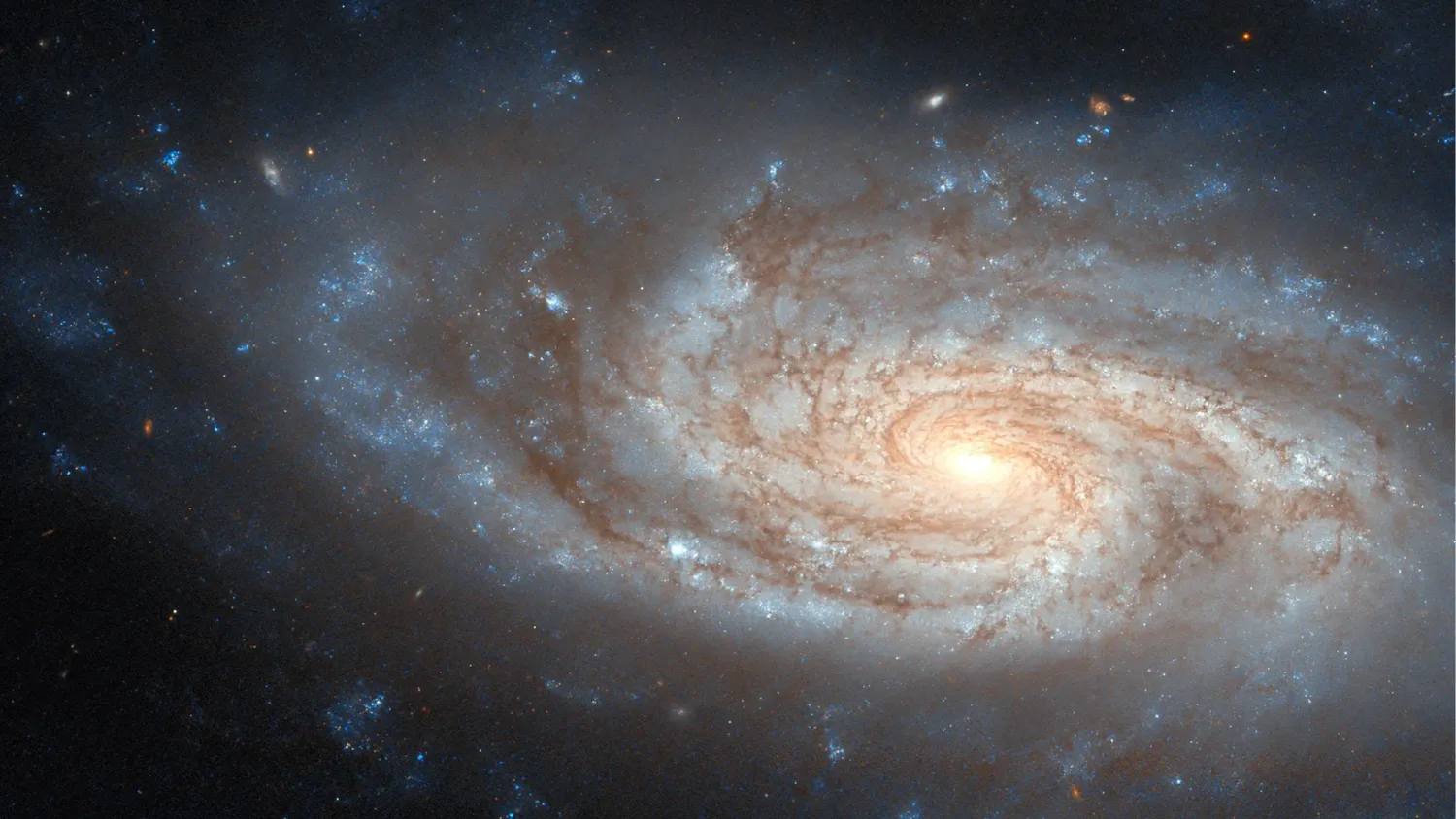 Mehr über den Artikel erfahren Hubble entdeckt eine atemberaubende Spiralgalaxie, die im „Kleinen Löwen“ leuchtet (Bild)