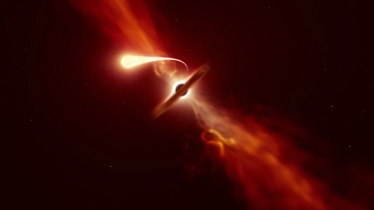Mehr über den Artikel erfahren Astronomen werden Zeuge, wie 18 gefräßige Schwarze Löcher Sterne aufreißen und verschlingen