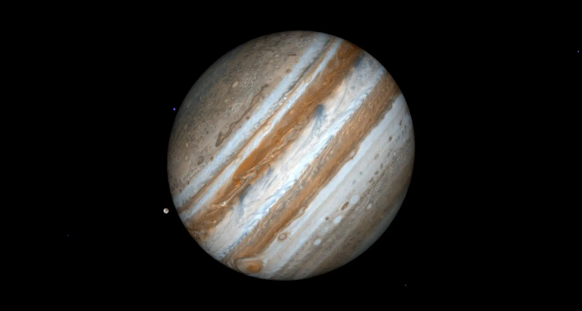 Mehr über den Artikel erfahren Sehen Sie Jupiter an diesem Wochenende von seiner größten und hellsten Seite