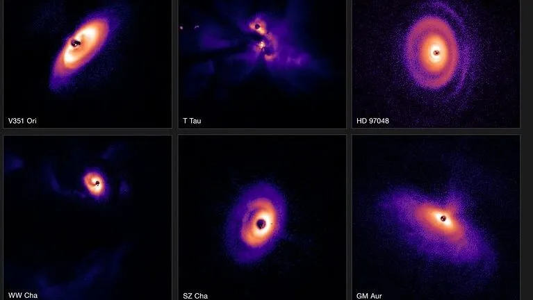 Mehr über den Artikel erfahren Atemberaubende Bilder vom Very Large Telescope fangen einzigartige Ansichten der Planetenbildung ein