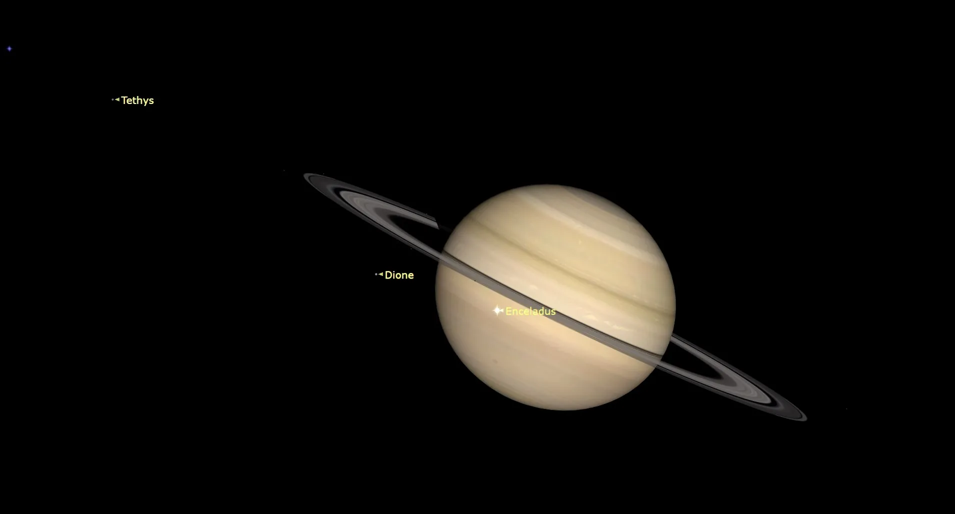 Mehr über den Artikel erfahren Sehen Sie, wie sich der Mond heute während der „Konjunktion“ an Saturn anschmiegt