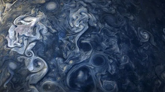 Read more about the article Die wütenden Gaswirbelstürme des Jupiters könnten tatsächlich die Ozeane der Erde widerspiegeln. So geht’s